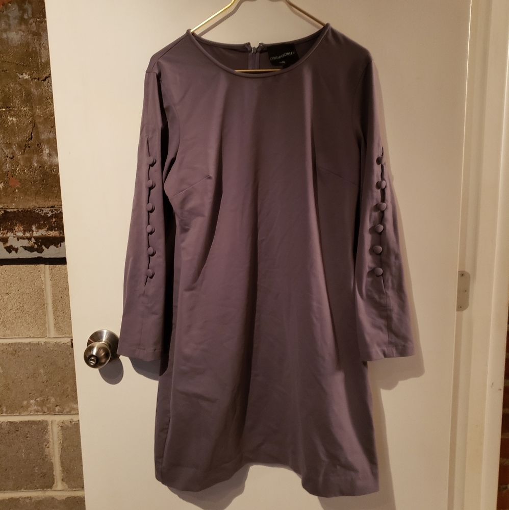 Cynthia Rowley Button Sleeve Dress